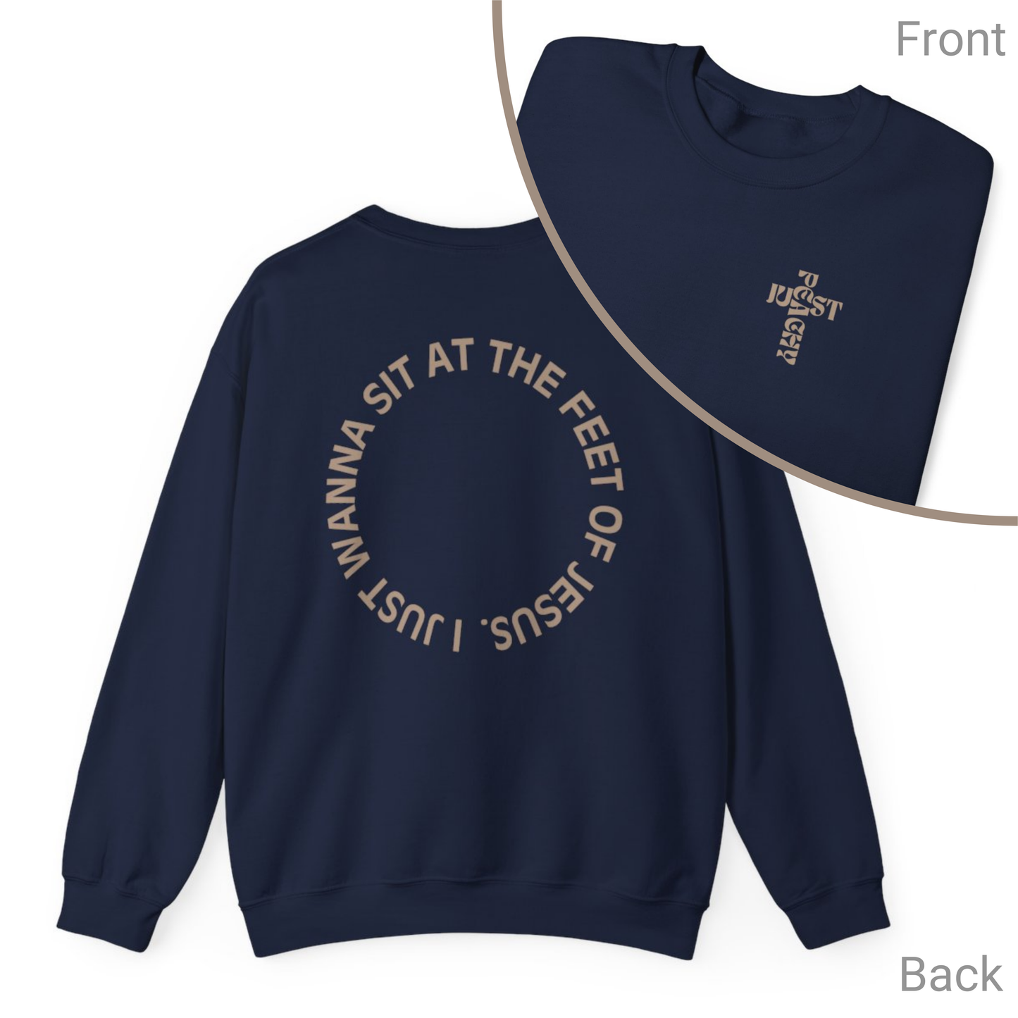 JP Feet of Jesus Crewneck