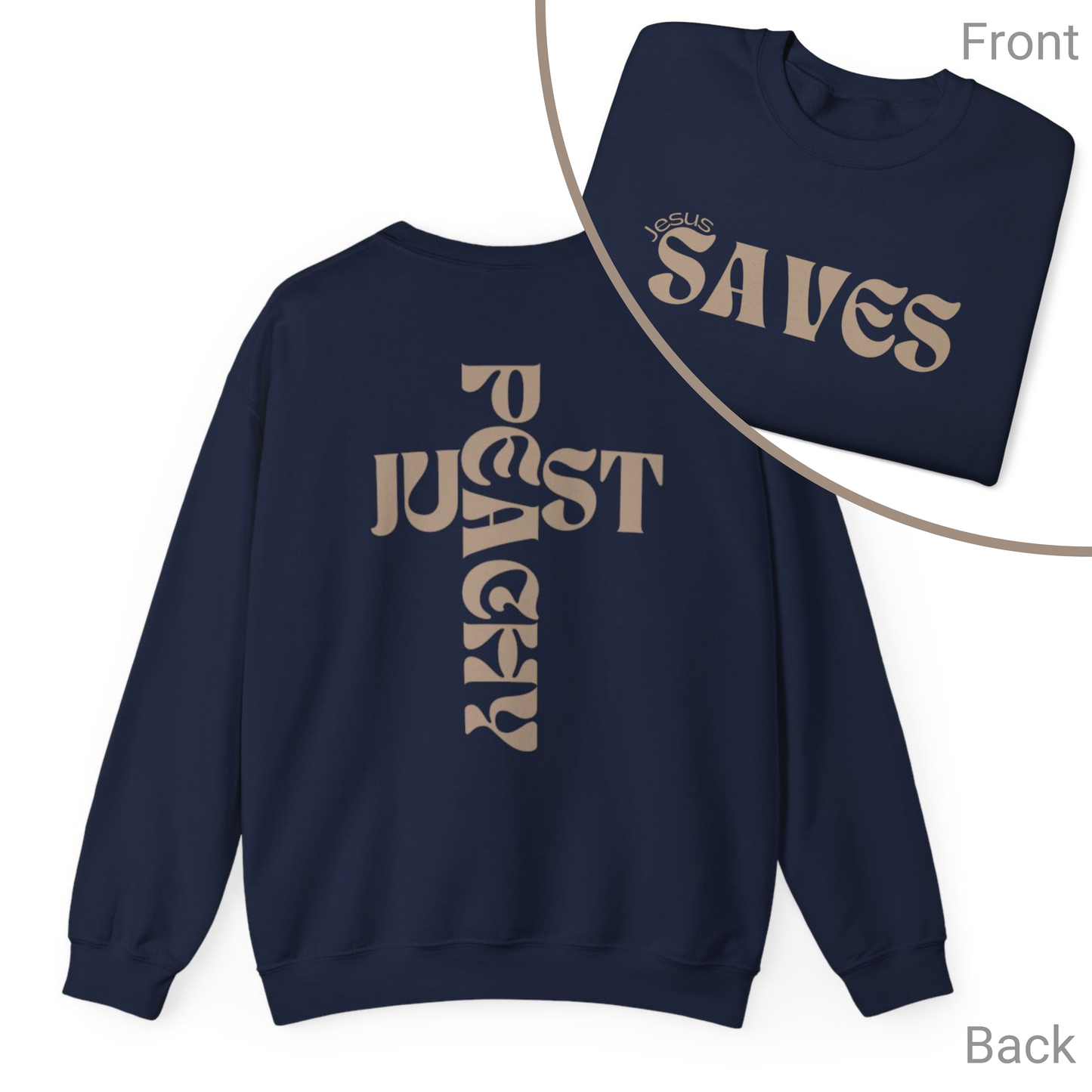 JP Jesus Saves Crewneck